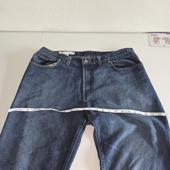 Perry Ellis Mens Jeans 36x30 Blue  Denim Straight Leg Pocket Casual School Work - Picture 12 of 13